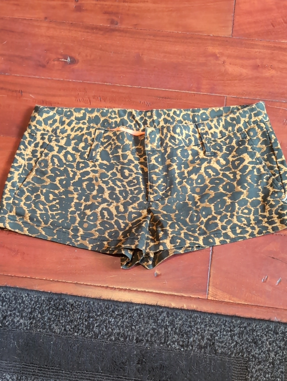 Hurley Leopard Print Micro  Shorts